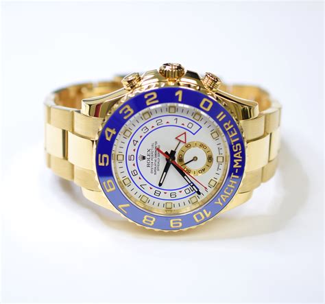 rolex watch yacht master gold